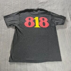 Fasthouse San Fernando Valley 818 T-Shirt Black XL Men's Graphic Tee
